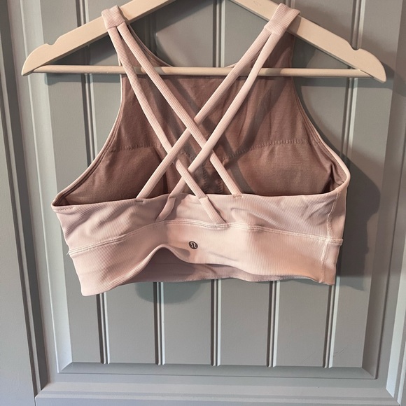 Lululemon White Workout Bra - Picture 2 of 3